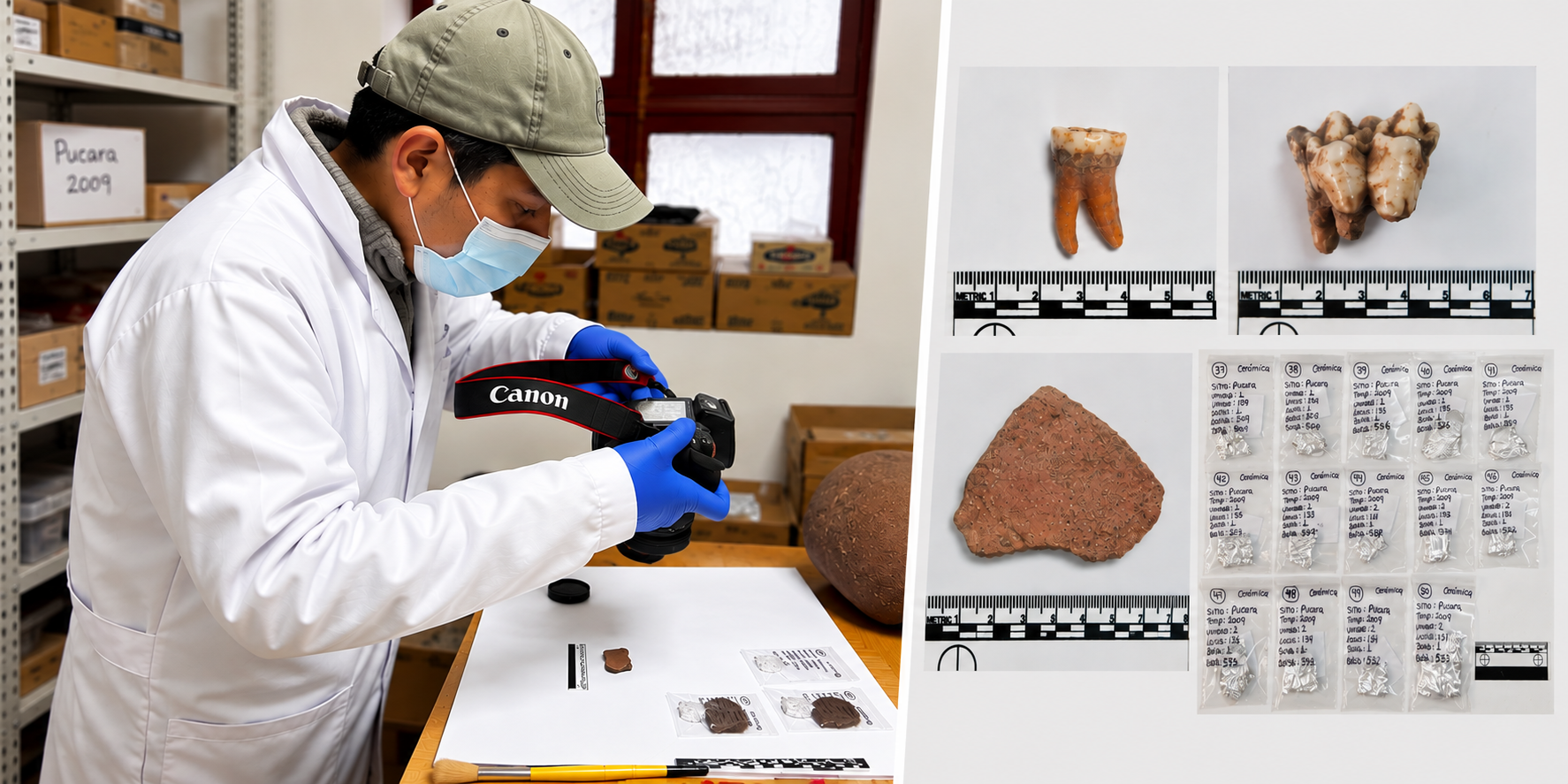 Archaeological sampling and documentation